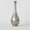 vase moderne en porcelaine, couleur métallique blanc